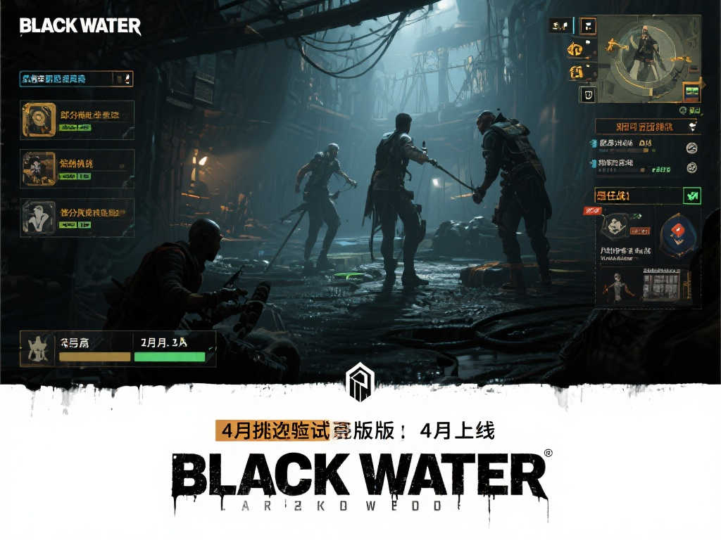 恐怖合作游戏《黑水》1-4人联手挑战，四月末抢先体验开启